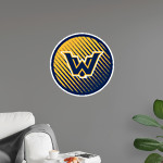 WALKER VALLEY HIGH SCHOOL MUSTANGS <span class="pdp-name-mascot">WALKER VALLEY MUSTANGS</span> Wall Decal - Ball With Logo Front Thumbnail