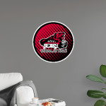 JUNEAU-DOUGLAS HIGH SCHOOL CRIMSON BEARS <span class="pdp-name-mascot">JUNEAU - DOUGLAS CRIMSON BEARS</span> Wall Decal - Ball With Logo Front Thumbnail