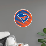 MIDLAND VALLEY HIGH SCHOOL MUSTANGS <span class="pdp-name-mascot">MIDLAND VALLEY MUSTANGS</span> Wall Decal - Ball With Logo Front Thumbnail