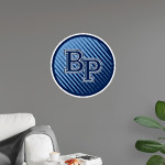 BAY PORT HIGH SCHOOL PIRATES <span class="pdp-name-mascot">BAY PORT PIRATES</span> Wall Decal - Ball With Logo Front Thumbnail