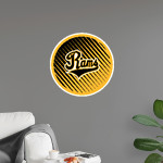 Worth Rams <span class="pdp-name-mascot">Worth Rams</span> Wall Decal - Ball With Logo Front Thumbnail