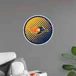 Paul Duke STEM Trailblazers <span class="pdp-name-mascot">Paul Duke High School Trailblazers</span> Wall Decal - Ball With Logo Front Thumbnail