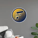 FREDERICK HIGH SCHOOL GOLDEN EAGLES <span class="pdp-name-mascot">FREDERICK GOLDEN EAGLES</span> Wall Decal - Ball With Logo Front Thumbnail