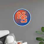 NEWTON SOUTH HIGH SCHOOL LIONS <span class="pdp-name-mascot">NEWTON SOUTH LIONS</span> Wall Decal - Ball With Logo Front Thumbnail