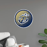 PEARL HIGH SCHOOL PIRATES <span class="pdp-name-mascot">PEARL PIRATES</span> Wall Decal - Ball With Logo Front Thumbnail