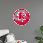 Red Top Miners Wall Decal - Ball With Logo Front Thumbnail