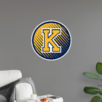 Keenan Raiders <span class="pdp-name-mascot">Keenan Raiders</span> Wall Decal - Ball With Logo Front Thumbnail