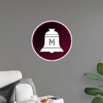 Mash Athletics <span class="pdp-name-mascot">Minnesota Mash Baseball Club</span> Wall Decal - Ball With Logo Front Thumbnail