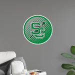 SEMINOLE COUNTY HIGH SCHOOL INDIANS <span class="pdp-name-mascot">SEMINOLE COUNTY INDIANS</span> Wall Decal - Ball With Logo Front Thumbnail