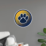 Goldsboro Cougars <span class="pdp-name-mascot">Goldsboro Cougars</span> Wall Decal - Ball With Logo Front Thumbnail