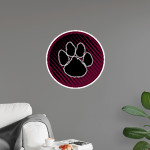 Peachtree Panthers <span class="pdp-name-mascot">Peachtree Academy Panthers</span> Wall Decal - Ball With Logo Front Thumbnail