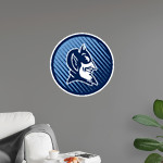 RICHMOND HIGH SCHOOL BLUE DEVILS <span class="pdp-name-mascot">RICHMOND BLUE DEVILS</span> Wall Decal - Ball With Logo Front Thumbnail