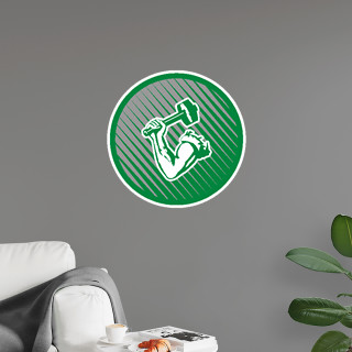 Wall Decal - Ball With Logo