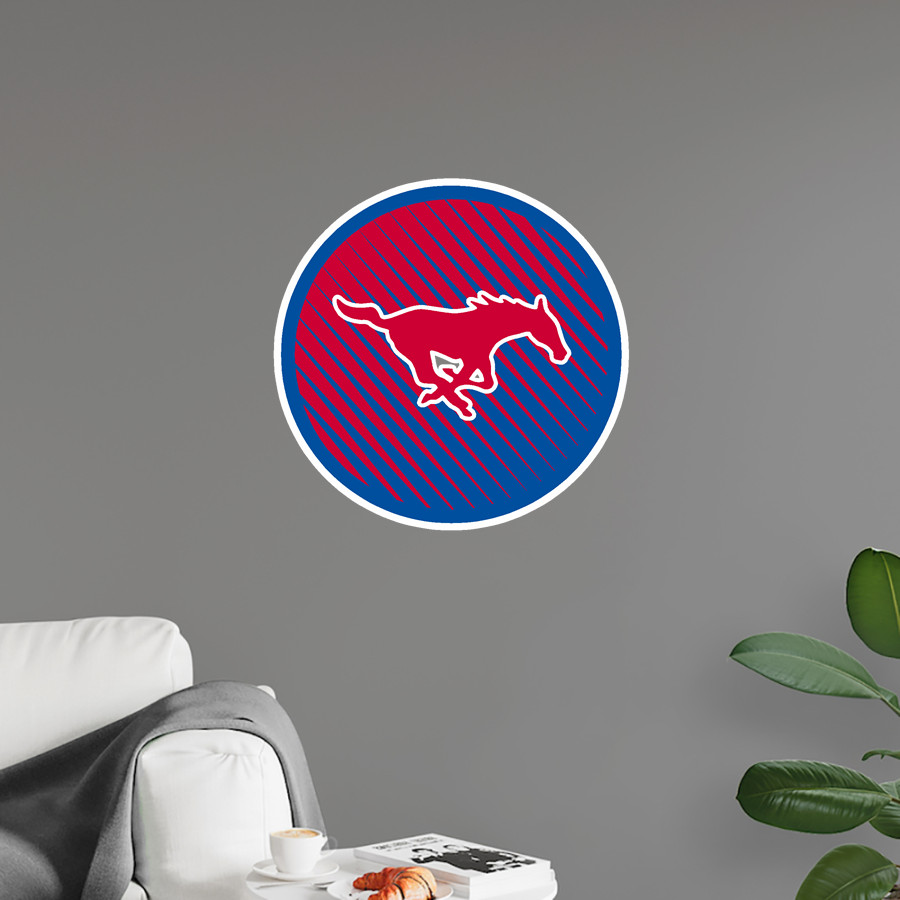 ARKOMA HIGH SCHOOL MUSTANGS <span class="pdp-name-mascot">ARKOMA MUSTANGS</span> Wall Decal - Ball With Logo