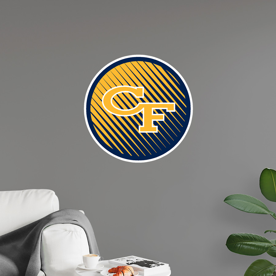 Cape Fear Colts <span class="pdp-name-mascot">Cape Fear Colts</span> Wall Decal - Ball With Logo