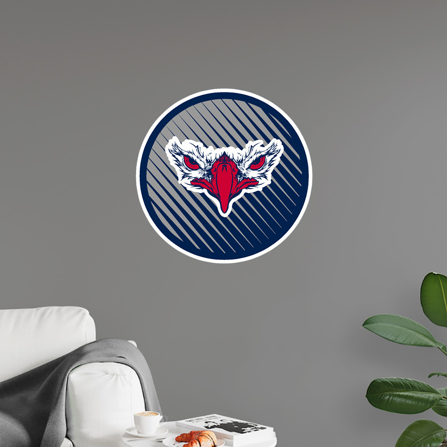 SAINT LAWRENCE CENTRAL HIGH SCHOOL LARRIES Wall Decal - Ball With Logo