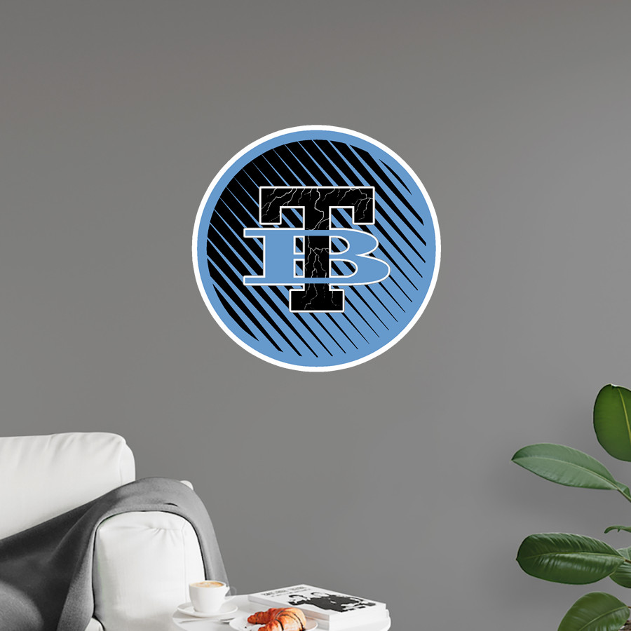 Blue Thunder Blue Thunder Wall Decal - Ball With Logo