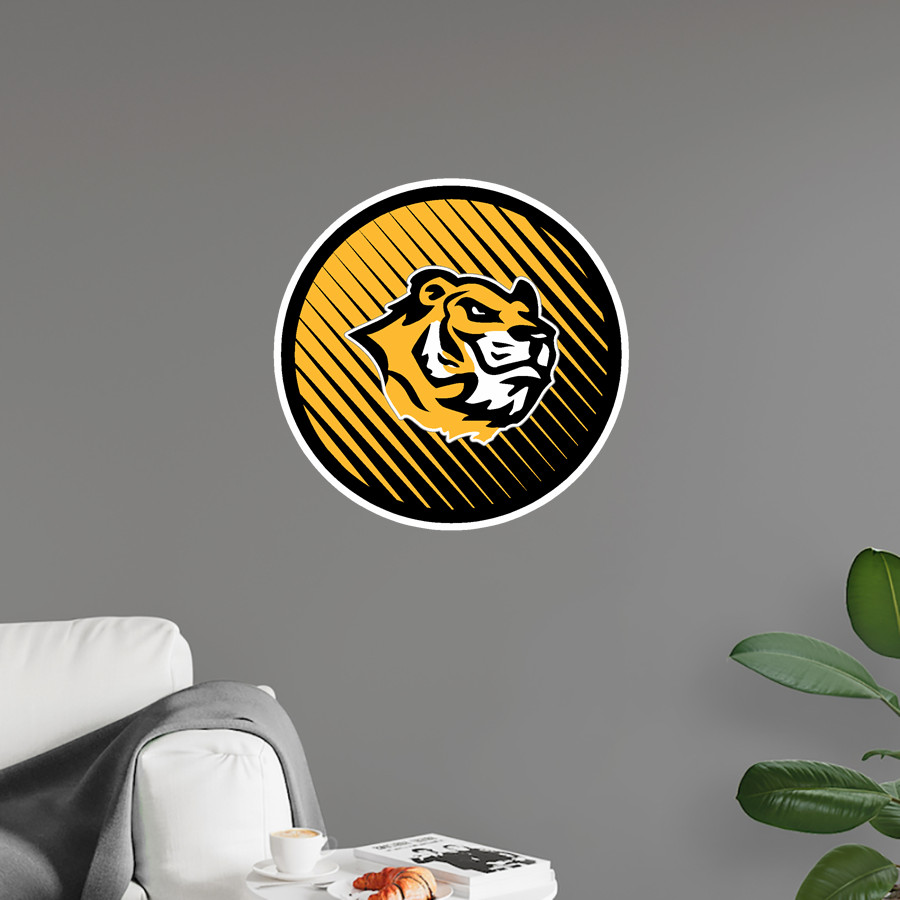 Emanuel Lutheran Tigers <span class="pdp-name-mascot">Emanuel Lutheran School Tigers</span> Wall Decal - Ball With Logo