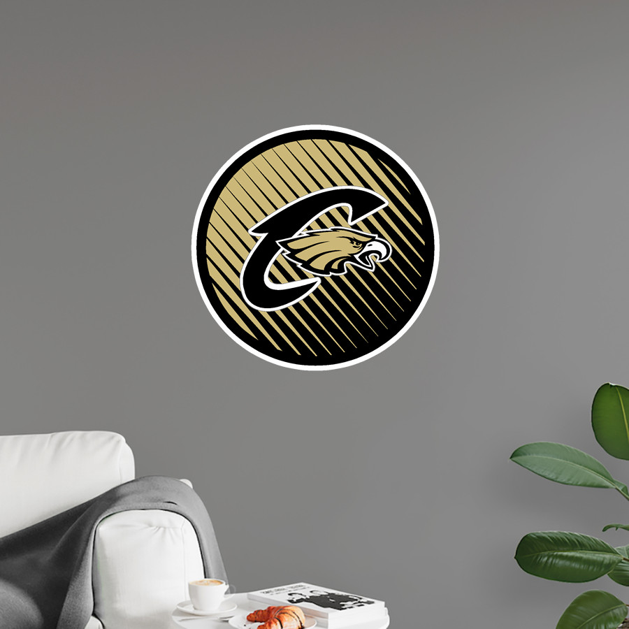 CAPITAL HIGH SCHOOL EAGLES <span class="pdp-name-mascot">CAPITAL EAGLES</span> Wall Decal - Ball With Logo