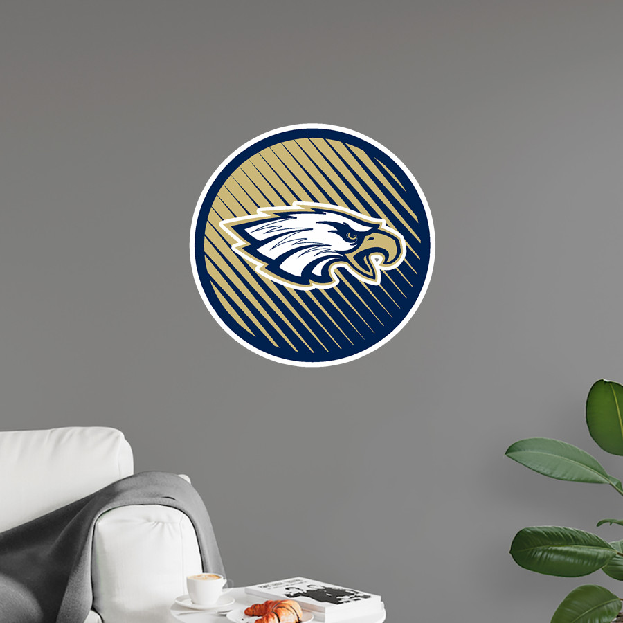 BETHPAGE HIGH SCHOOL GOLDEN EAGLES <span class="pdp-name-mascot">BETHPAGE GOLDEN EAGLES</span> Wall Decal - Ball With Logo
