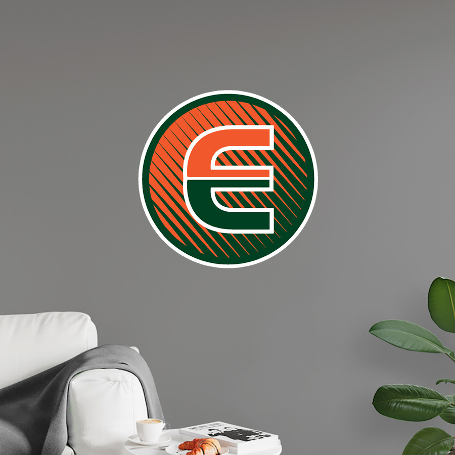 Plainfield East Bengals Wall Decal - Ball With Logo