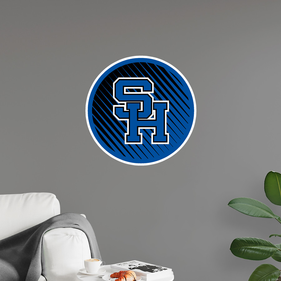 Spring Hill Panthers <span class="pdp-name-mascot">Spring Hill Panthers</span> Wall Decal - Ball With Logo