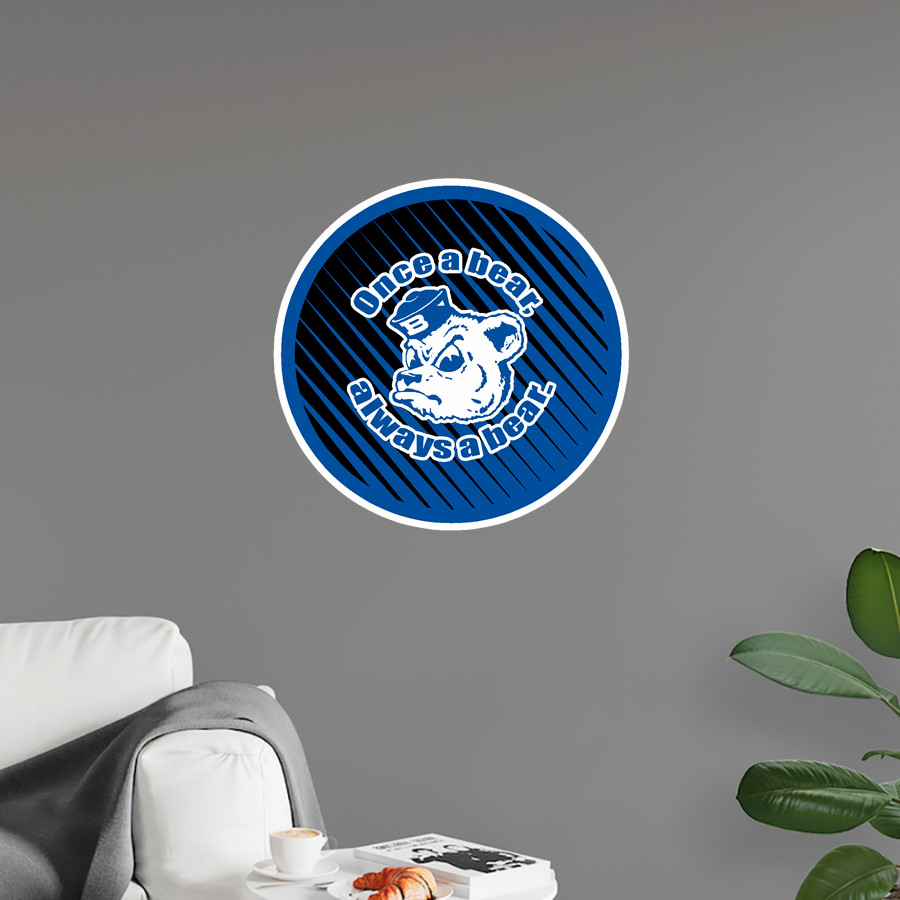 BOWIE HIGH SCHOOL BEARS <span class="pdp-name-mascot">BOWIE BEARS</span> Wall Decal - Ball With Logo