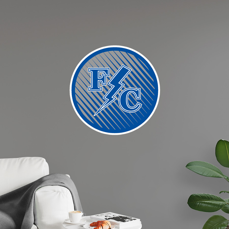 Franklin Central Flashes <span class="pdp-name-mascot">Franklin Central Flashes</span> Wall Decal - Ball With Logo