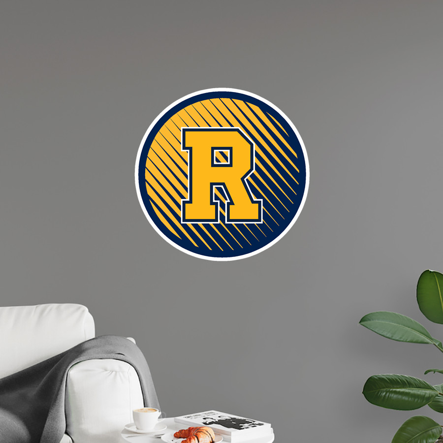 Rochester YellowJackets <span class="pdp-name-mascot">University of Rochester Athletics</span> Wall Decal - Ball With Logo