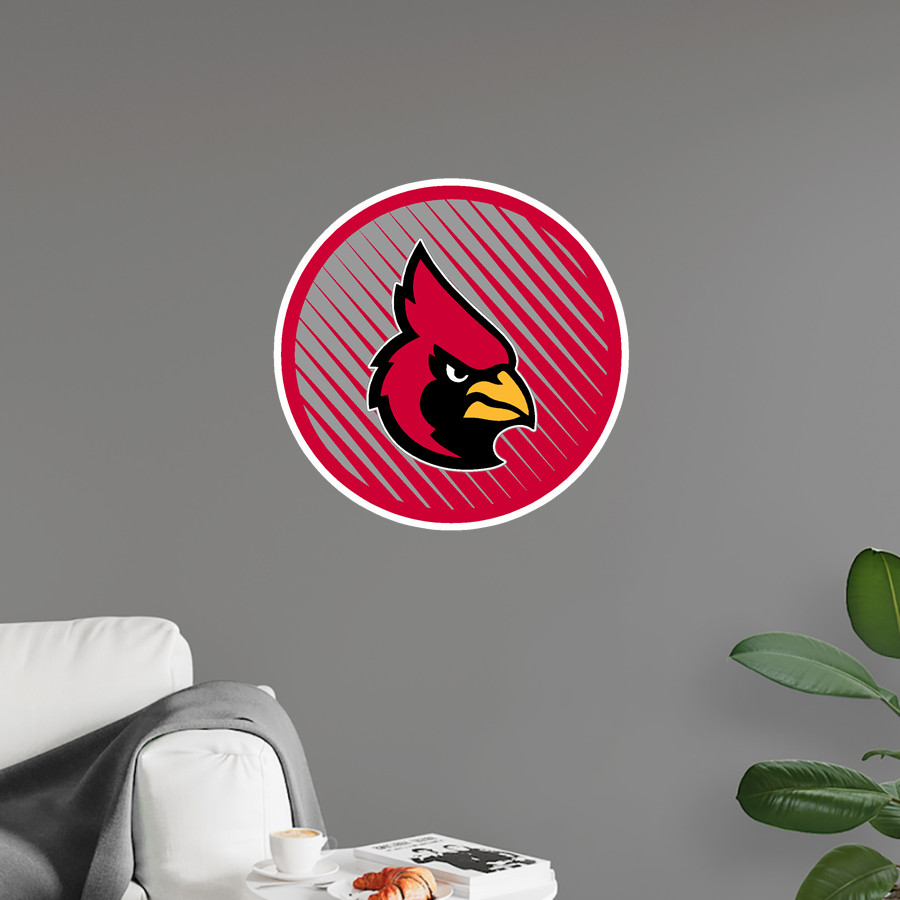 Seminary Cardinals <span class="pdp-name-mascot">Seminary Cardinals</span> Wall Decal - Ball With Logo