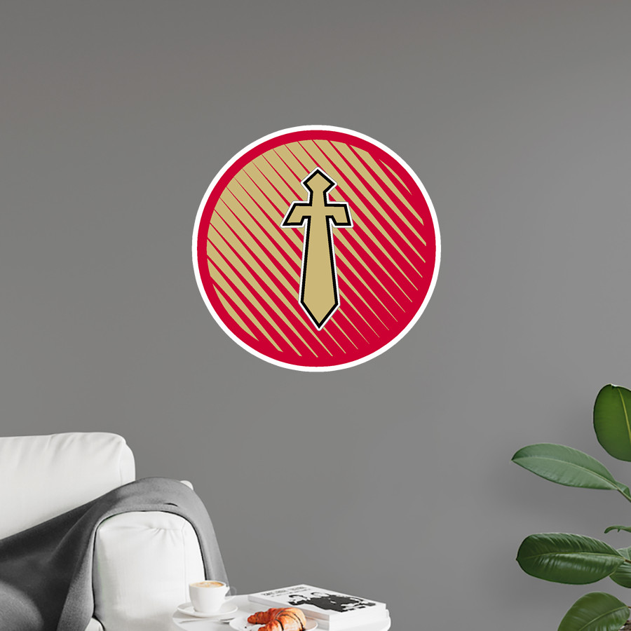 ALAH HIGH SCHOOL KNIGHTS <span class="pdp-name-mascot">ARTHUR KNIGHTS</span> Wall Decal - Ball With Logo