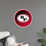New Philadelphia Quaker Ladies <span class="pdp-name-mascot">New Philadelphia Quaker Ladies</span> Wall Decal - Ball With Logo Front Thumbnail