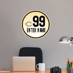 CIBOLA HIGH SCHOOL RAIDERS <span class="pdp-name-mascot">CIBOLA RAIDERS</span> Wall Decal - Ball With Customization Front Thumbnail