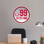 Morton Potters <span class="pdp-name-mascot">Morton Potters</span> Wall Decal - Ball With Customization Front Thumbnail