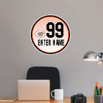Gary Bobcats <span class="pdp-name-mascot">Gary Bobcats</span> Wall Decal - Ball With Customization Front Thumbnail