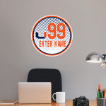 Union Bears Wall Decal - Ball With Customization Front Thumbnail