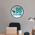 ORANGE COVE HIGH SCHOOL TITANS <span class="pdp-name-mascot">ORANGE COVE TITANS</span> Wall Decal - Ball With Customization Front Thumbnail