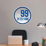 St. Mary's Springs Academy Ledgers <span class="pdp-name-mascot">SAINT MARYS SPRINGS HIGH LEDGERS</span> Wall Decal - Ball With Customization Front Thumbnail