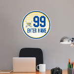 WILLIAM FLEMING HIGH SCHOOL COLONELS <span class="pdp-name-mascot">WILLIAM FLEMING COLONELS</span> Wall Decal - Ball With Customization Front Thumbnail