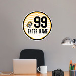 PERQUIMANS COUNTY HIGH SCHOOL PIRATES <span class="pdp-name-mascot">PERQUIMANS COUNTY PIRATES</span> Wall Decal - Ball With Customization Front Thumbnail