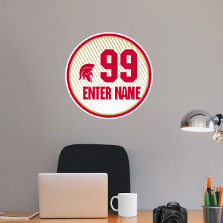 Wall Decal - Ball With Customization