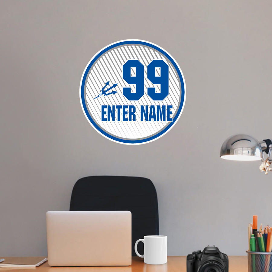 BROCKPORT BLUE DEVILS The Official Online Store <span class="pdp-name-mascot">BROCKPORT BLUE DEVILS</span> Wall Decal - Ball With Customization