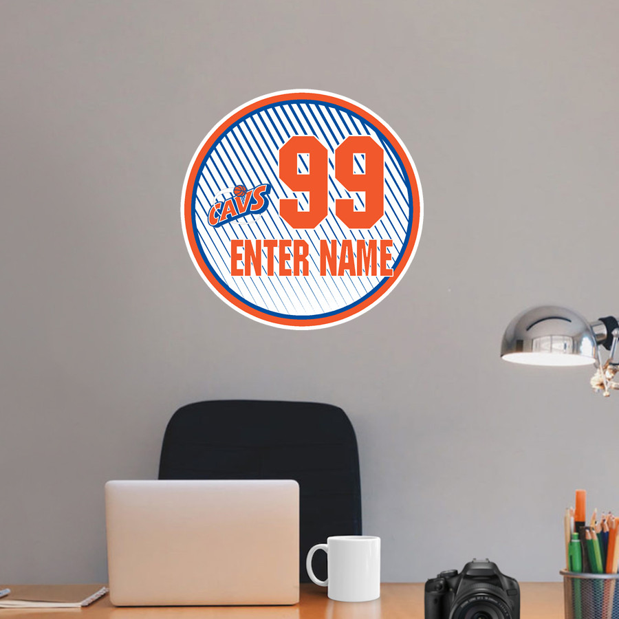 Socal CAVS Basketball CAVS <span class="pdp-name-mascot">CAVS Youth Basketball</span> Wall Decal - Ball With Customization