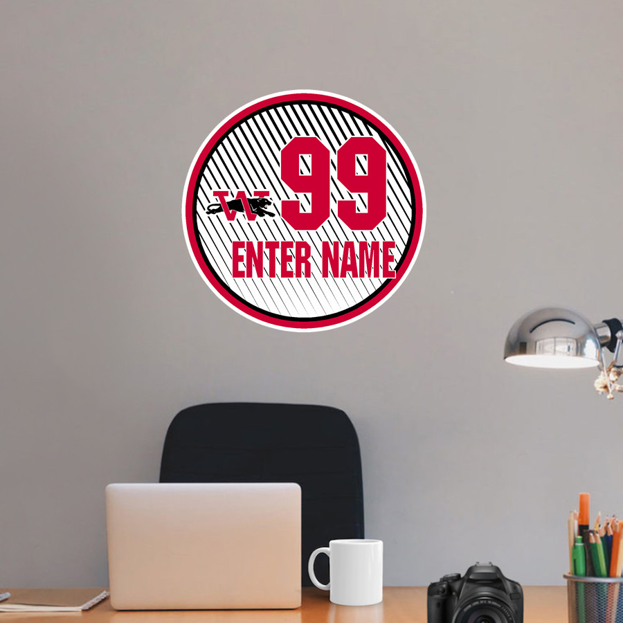 WILMOT UNION HIGH SCHOOL PANTHERS <span class="pdp-name-mascot">WILMOT PANTHERS</span> Wall Decal - Ball With Customization