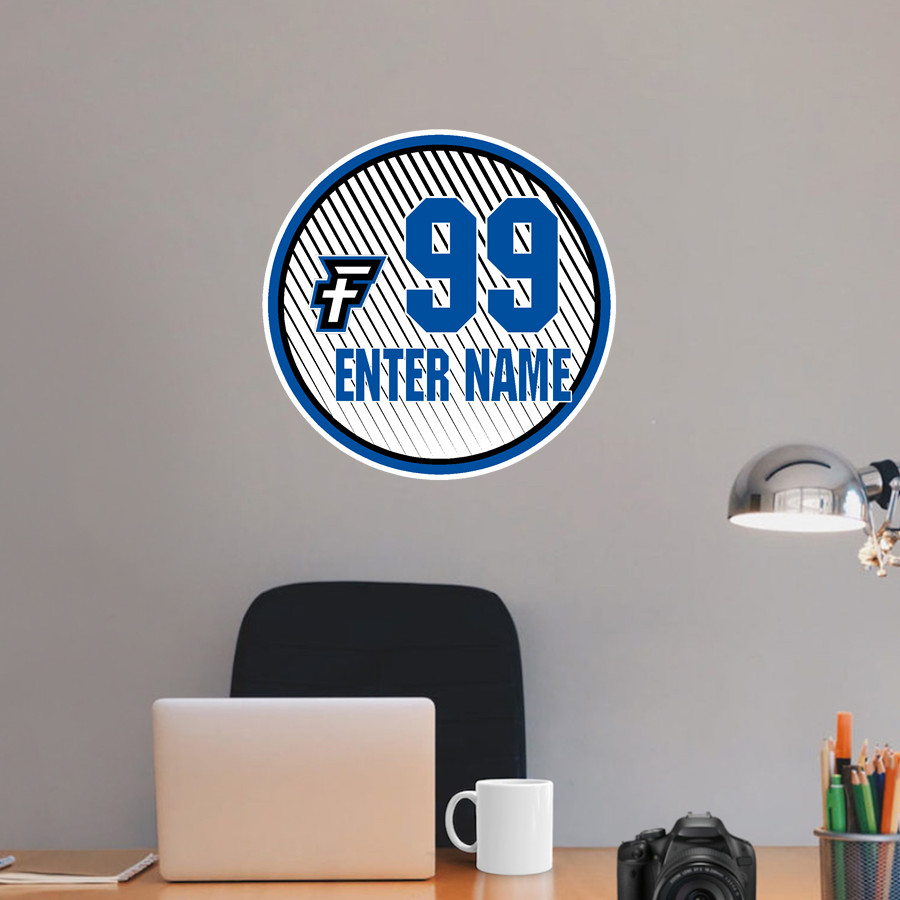 Faulkner University Eagles <span class="pdp-name-mascot">Faulkner University Eagles</span> Wall Decal - Ball With Customization