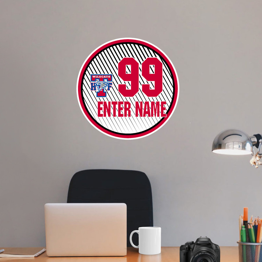 Tamarac Bengals <span class="pdp-name-mascot">Tamarac Bengals</span> Wall Decal - Ball With Customization
