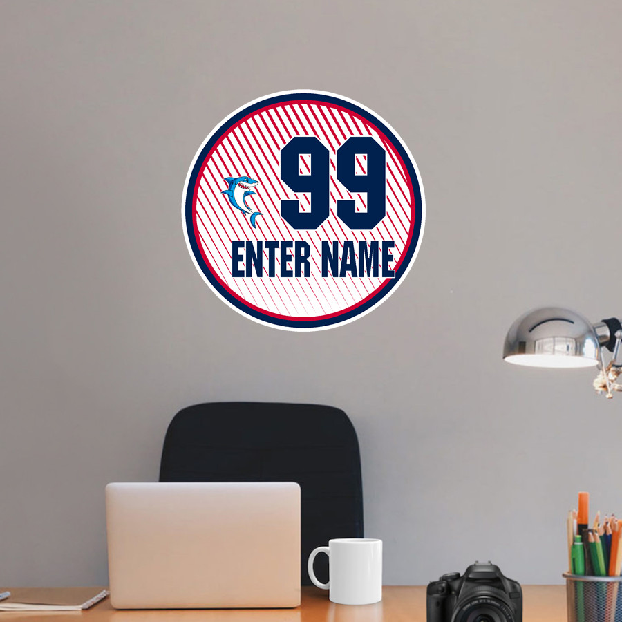 French-American School of New York - Online Store <span class="pdp-name-mascot">French-American School Sharks</span> Wall Decal - Ball With Customization