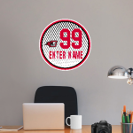 Goshen RedHawks <span class="pdp-name-mascot">Goshen RedHawks</span> Wall Decal - Ball With Customization Front Thumbnail