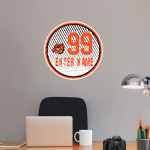 Scranton Bulldogs <span class="pdp-name-mascot">Scranton Middle School Bulldogs</span> Wall Decal - Ball With Customization Front Thumbnail