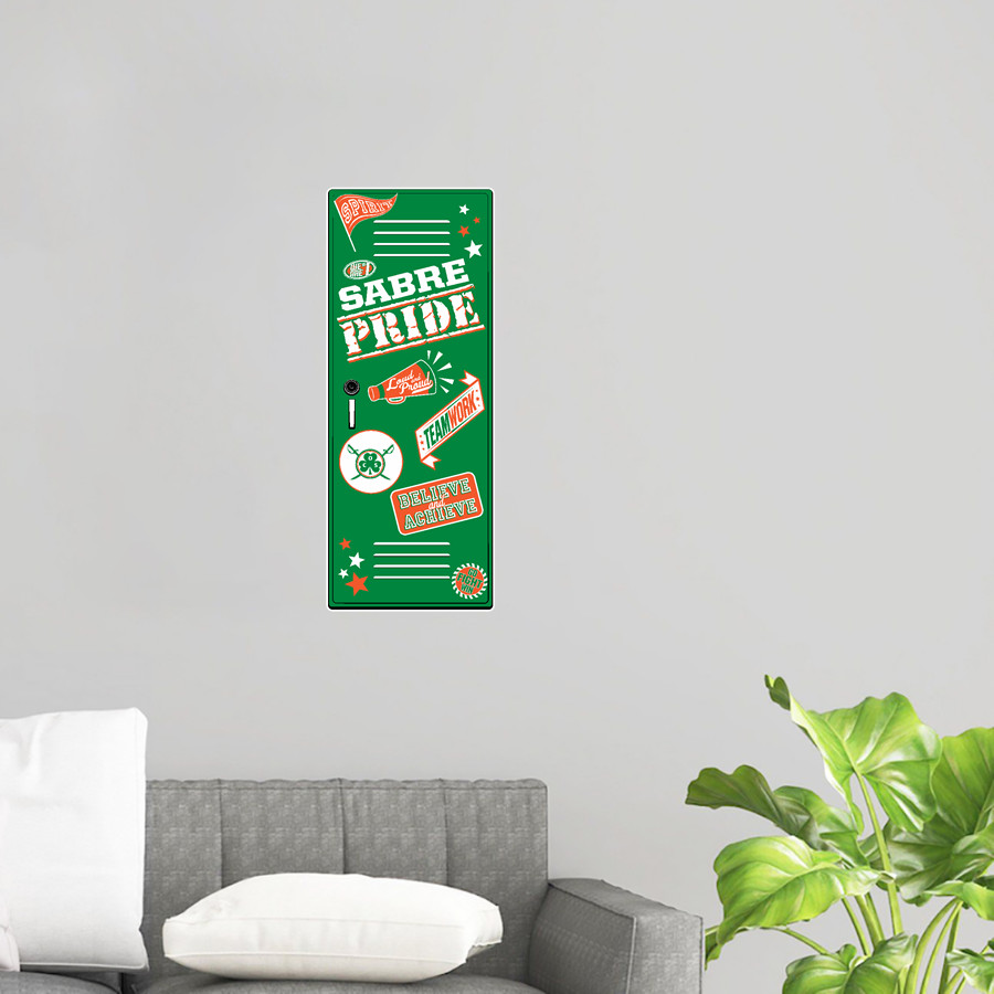 Communion of Saints School Sabres official sideline store Wall Decal - Locker